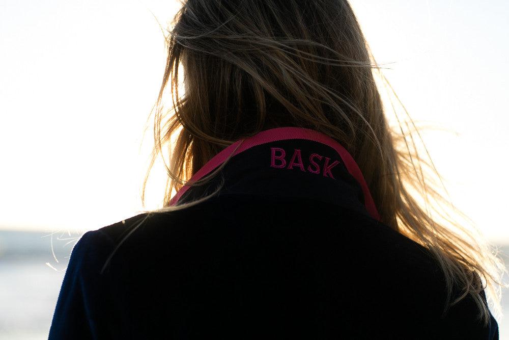 Women's Navy & Pink Toweling Blazer (Last One, Size 14)