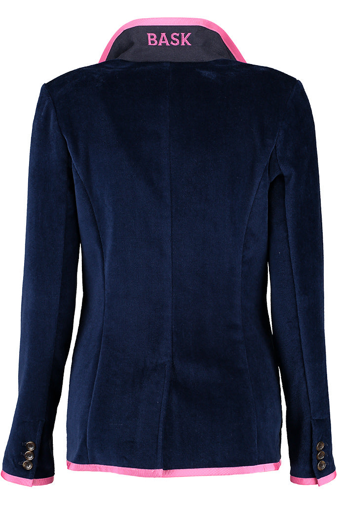Women's Navy & Pink Toweling Blazer (Last One, Size 14)